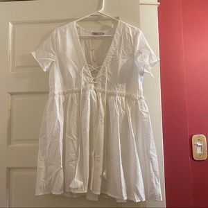 Hello Molly White Sundress